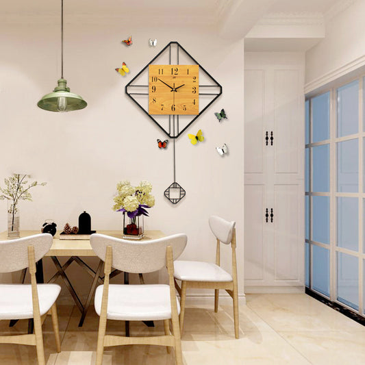 Reloj de pared minimalista moderno | Decoración con diseño creativo