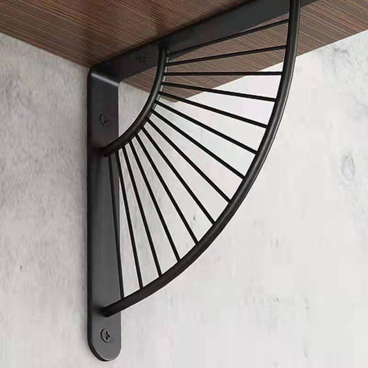 Soporte de estante de pared minimalista | Soporte de almacenamiento moderno de hierro