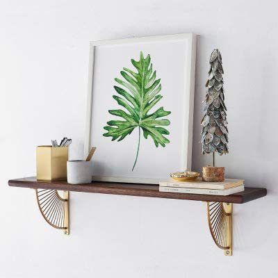 Soporte de estante de pared minimalista | Soporte de almacenamiento moderno de hierro